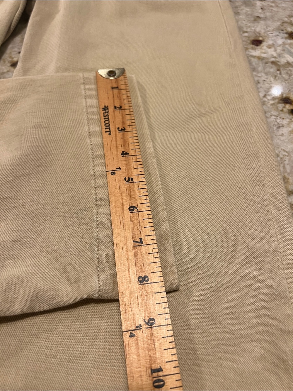 Women’s FAHERTY COASTLINE KNIT CHINOS BEIGE TAN KHAKIS STRETCH CASUAL SIZE 4 - Picture 12 of 12